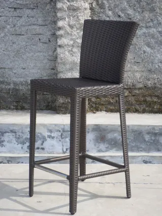 Dubai Bar Stool Synthetic Rattan 4