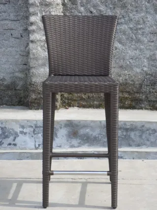 Dubai Bar Stool Synthetic Rattan 2