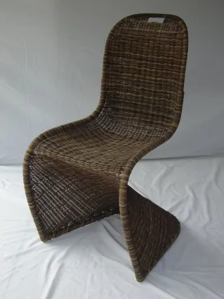 Viper Dining Chair Synthetic Rattan 3
