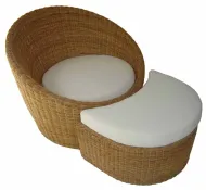 Caribbean Lounge Natural Rattan