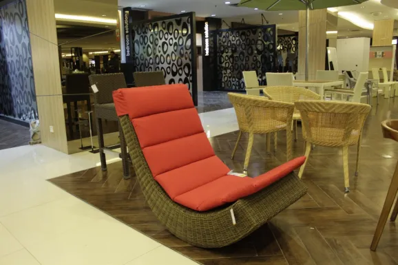 A synthetic Lazy Rattan Relax Chair 3