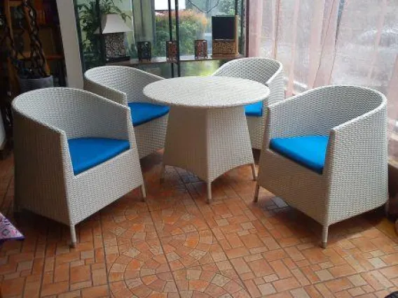 Bali Synthetic Rattan Dining Set 2