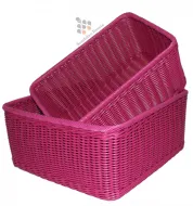 Synthetic Rattan Weaving Box
