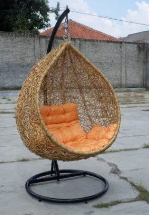 Bison Rattan Hanging Chair 1