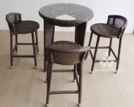 Eta Stool A Synthetic Rattan Dining Chair