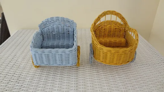 Becak Miniature Synthetic Rattan Home Accessories 3
