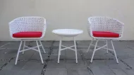 Jengky Rattan Terrace Synthetic Chairs