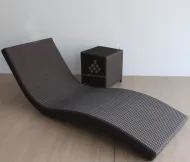 Kursi Pantai S Lounger Rotan Sintetis