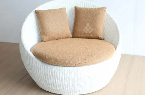 DAYBED / SUNBED White Sun Sofa Daybed dan Table  2 img_4342