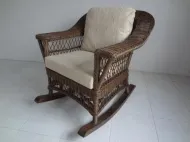 Kiev Rocking Chair Kursi Goyang Rotan Alami