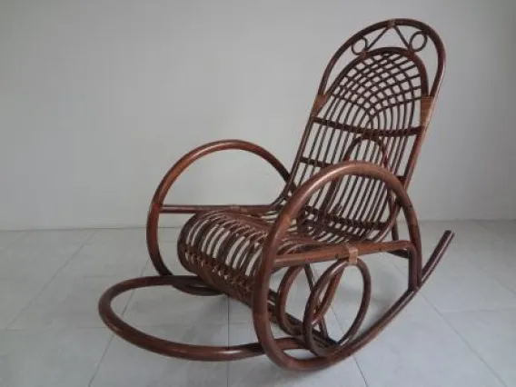 Mirtha Rattan Rocking Chair 1