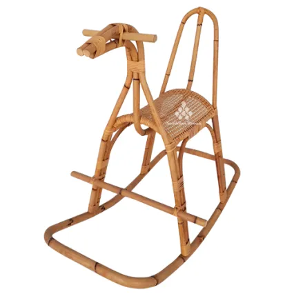 Rattan Rocking Chair Horse 1