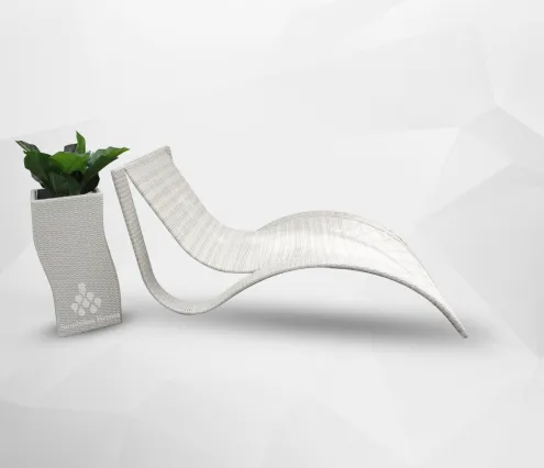 Laisa Lounger Seat Rattan Synthetic 1