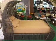 Banana Synthetic Rattan Daybed
