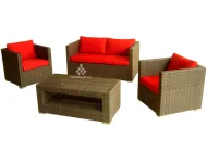 Medium Sofa Set Rotan Sintetis