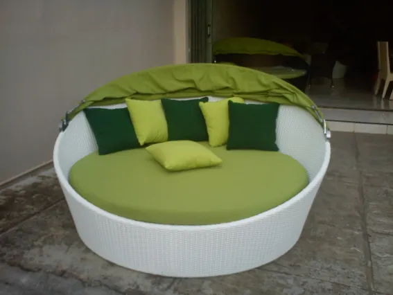 Orbit Synthetic Rattan Lounger 3