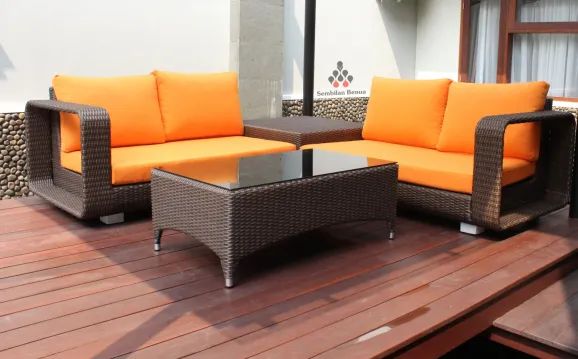 Sofia Set Sofa Synthetic Rattan  2