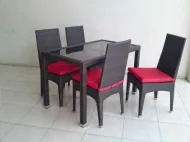 Pinguin Synthetic Rattan Dining Set