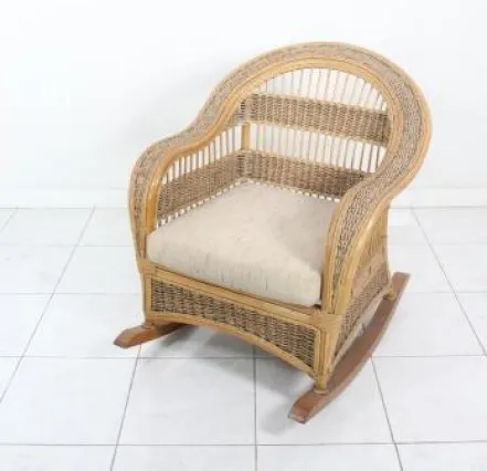 Praha Rattan Rocking Chair 1