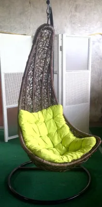 Sabit Hanging Chair Ayunan Rotan Alami 2