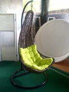 Sabit Hanging Chair Ayunan Rotan Alami