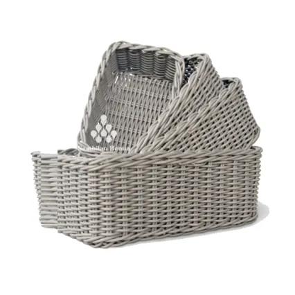 Set of 4 Rectangle Basket 1