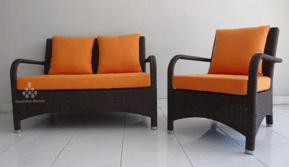 Shanghai Sofa Set Minimalis Rotan Sintetis 2