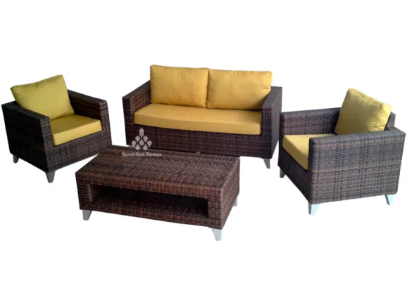 Vivaldi Sofa Set Rotan Sintetis 1